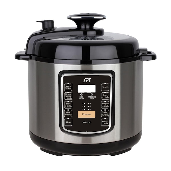 Spt 6.5 qt. Electric Stainless Steel Pressure Cooker with Quick Release EPC-13CA - main